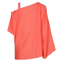 Caroline Biss Tops*1686-55 / Asymmetrische Geklede Top