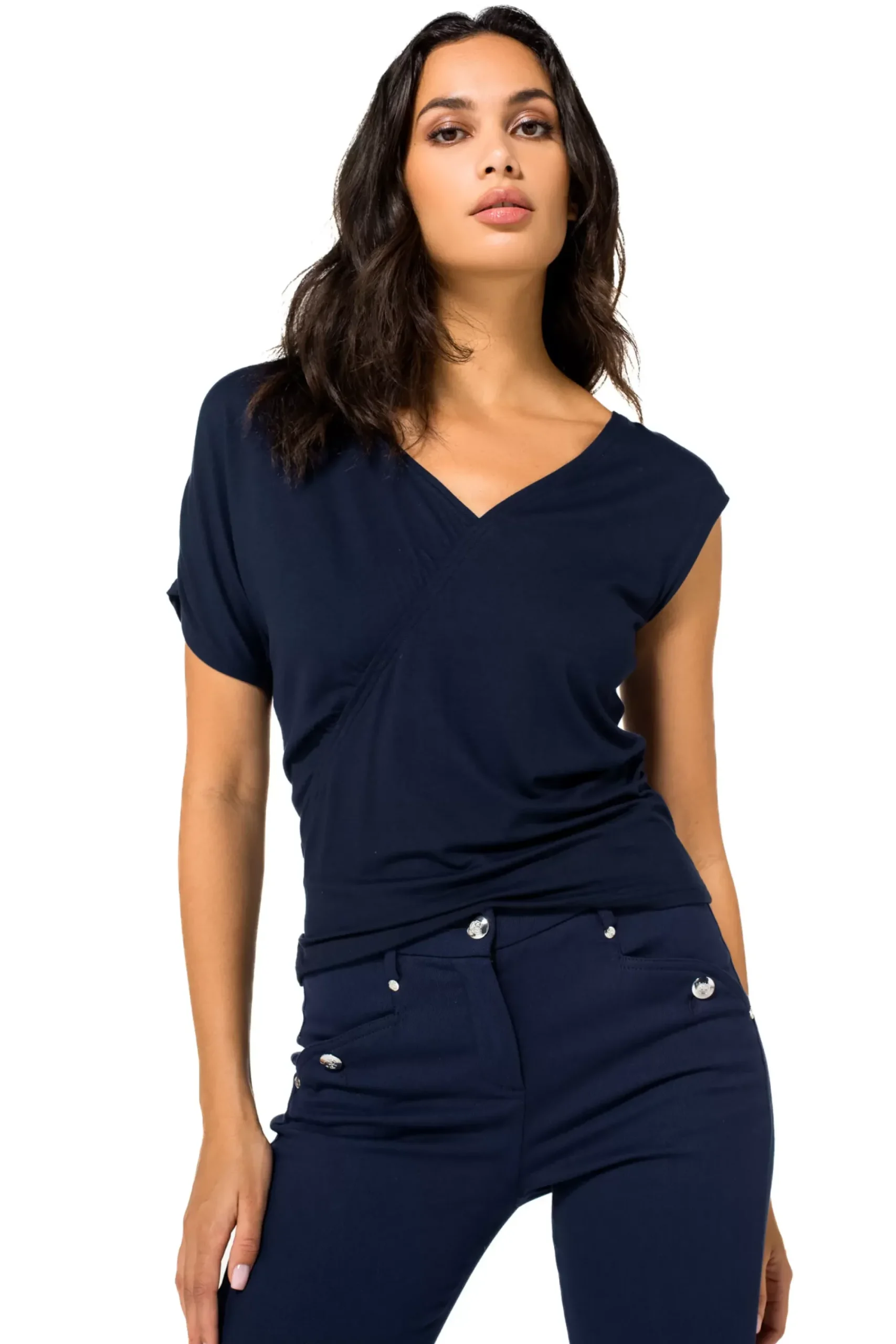Caroline Biss Tops*1901-21 / Asymmetrische T-Shirt In Jersey