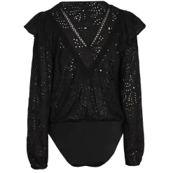 Caroline Biss Tops*1680-10 / Body Met Broderie En Schoudereffect