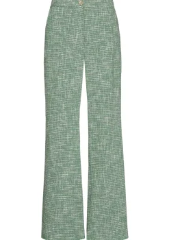 Caroline Biss Broeken*1588-62 / Broek In Fijne Bouclette, Wijd Been, Normal Waist