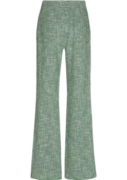 Caroline Biss Broeken*1588-62 / Broek In Fijne Bouclette, Wijd Been, Normal Waist