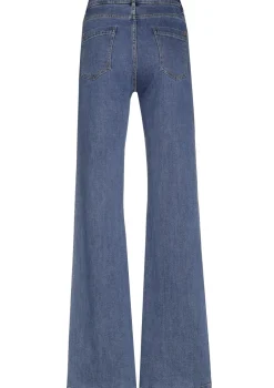 Caroline Biss Broeken*1524-24 / Comfortabele Bootcut Jeans, Normal Waist