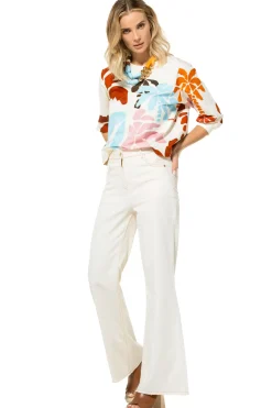 Caroline Biss Broeken*3580-93 / Comfortabele Bootcut, Normal Waist
