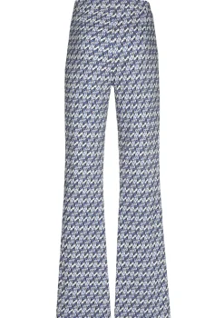 Caroline Biss Broeken*1550-29 / Comfortabele Broek, Bootcut, Normal Waist, Pop-Art Print