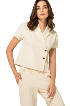 Caroline Biss Broeken*1583-34 / Comfortabele Citylook Broek, Recht Been, Normal Waist
