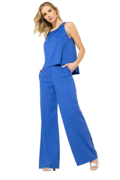Caroline Biss Tops*3673-26 / Comfortabele Top Met Rugeffect