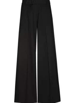 Caroline Biss Broeken*1569-10 / Comfortabele Wijde Broek In Katoen, Normal Waist