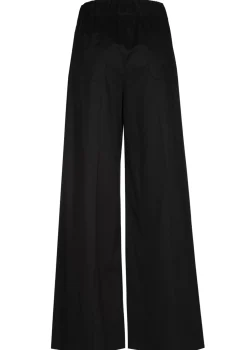 Caroline Biss Broeken*1569-10 / Comfortabele Wijde Broek In Katoen, Normal Waist