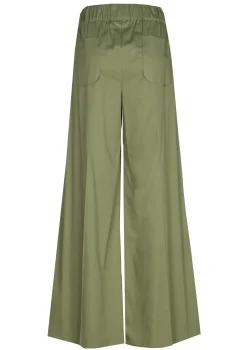Caroline Biss Broeken*1569-60 / Comfortabele Wijde Broek In Katoen, Normal Waist