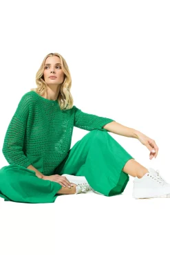 Caroline Biss Pulls*3213-61 / Doorzichtige Gehaakte Lange Pull