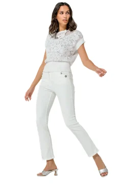 Caroline Biss Pulls*1266-91 / Elegante Half Doorschijnende Top