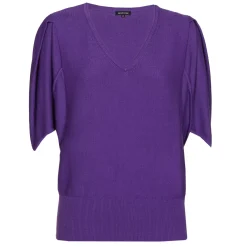 Caroline Biss Pulls*1247-45 / Fijn Gebreide Pull Met Mouweffect