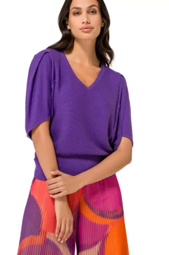 Caroline Biss Pulls*1247-45 / Fijn Gebreide Pull Met Mouweffect