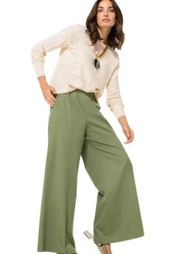 Caroline Biss Pulls*1250-34 / Fijn Gebreide Pull Met Bloemeffect