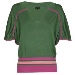 Caroline Biss Pulls*1251-69 / Fijn Gebreide Pull Met Mouweffect