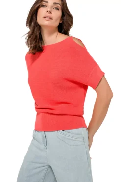 Caroline Biss Pulls*1246-72 / Fijn Gebreide Top Met Schoudereffect