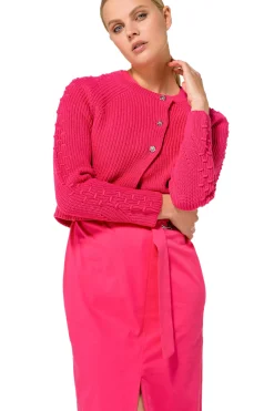 Caroline Biss Pulls*1281-74 / Grof Gebreide Bolero In Katoen