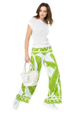 Caroline Biss Pulls*3215-91 / Half Doorzichtige Gebreide Pull