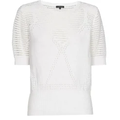 Caroline Biss Pulls*3212-90 / Half Doorzichtige Gebreide Pull
