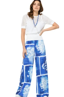 Caroline Biss Pulls*3212-90 / Half Doorzichtige Gebreide Pull