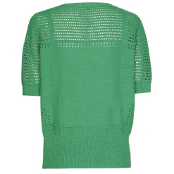 Caroline Biss Pulls*3212-61 / Half Doorzichtige Gebreide Pull