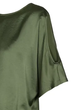 Caroline Biss Tops*1667-61 / Korte Asymmetrische Soepelvallende Top