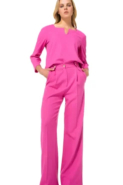 Caroline Biss Tops*1681-73 / Korte Rechte Comfortabele Citylook Top