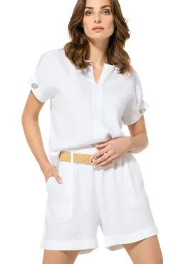 Caroline Biss Broeken*3568-90 / Linnen Short, Normal Waist