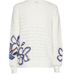 Caroline Biss Pulls*1289-29 / Los Gebreide Pull Met Print