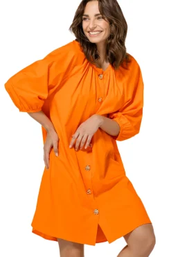 Caroline Biss Jurken*1168-54 / Losvallende Jurk Met Stretch