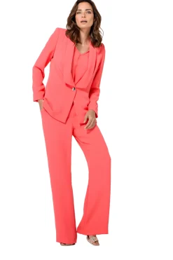 Caroline Biss Tops*1622-72 / Losvallende Rechte Top Met Schoudereffect