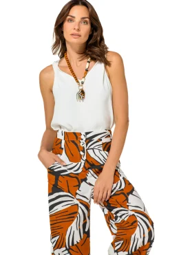 Caroline Biss Tops*1622-91 / Losvallende Rechte Top Met Schoudereffect