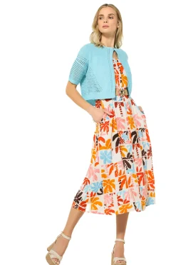 Caroline Biss Jurken*3169-89 / Luchtige Bain De Soleil Jurk