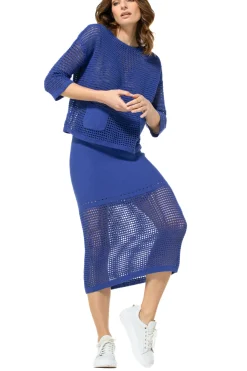 Caroline Biss Rokken*3714-26 / Midi Rok In Breigoed