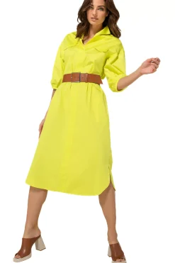 Caroline Biss Jurken*1177-80 / Rechtvallende Jurk In Stretch
