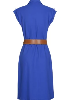 Caroline Biss Jurken*1113-27 / Rechtvallende Jurk Met Stretch