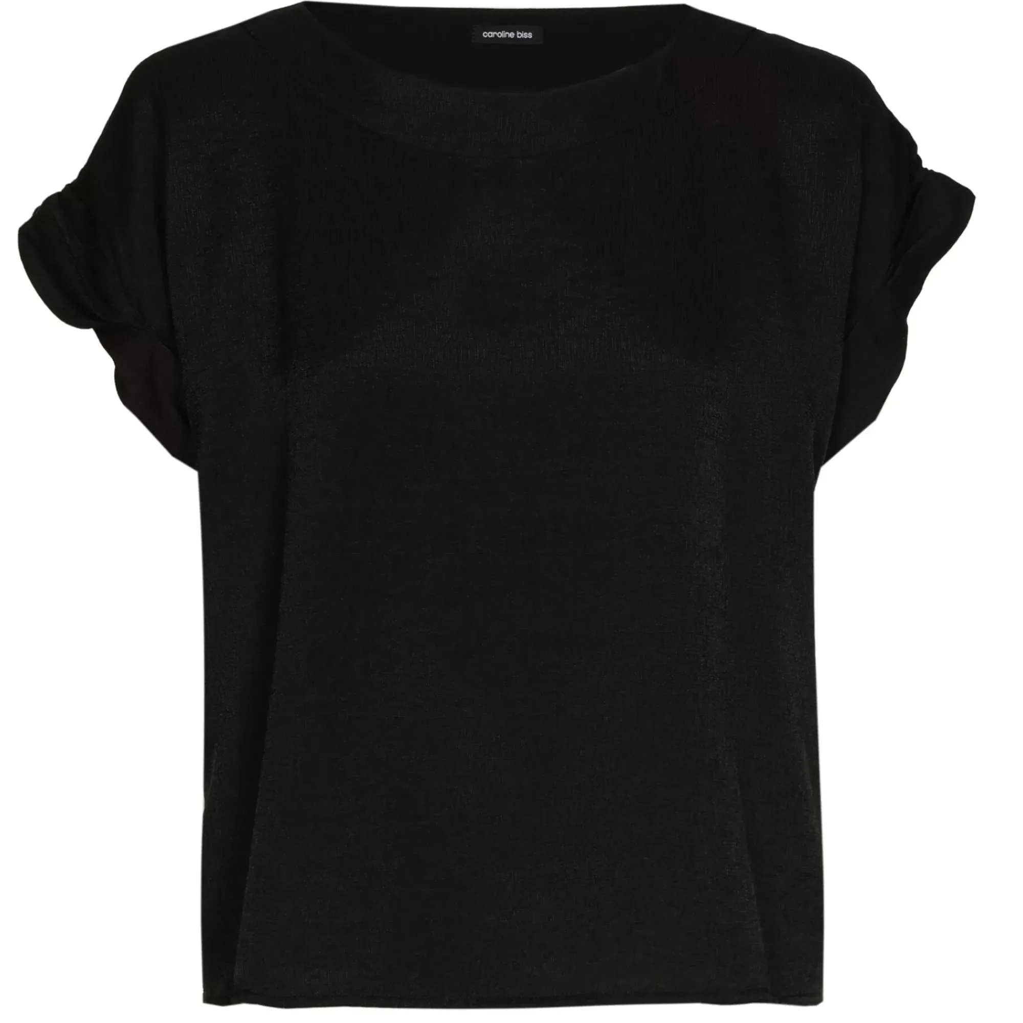 Caroline Biss Tops*1627-10 / Rechtvallende Top Met Mouweffect