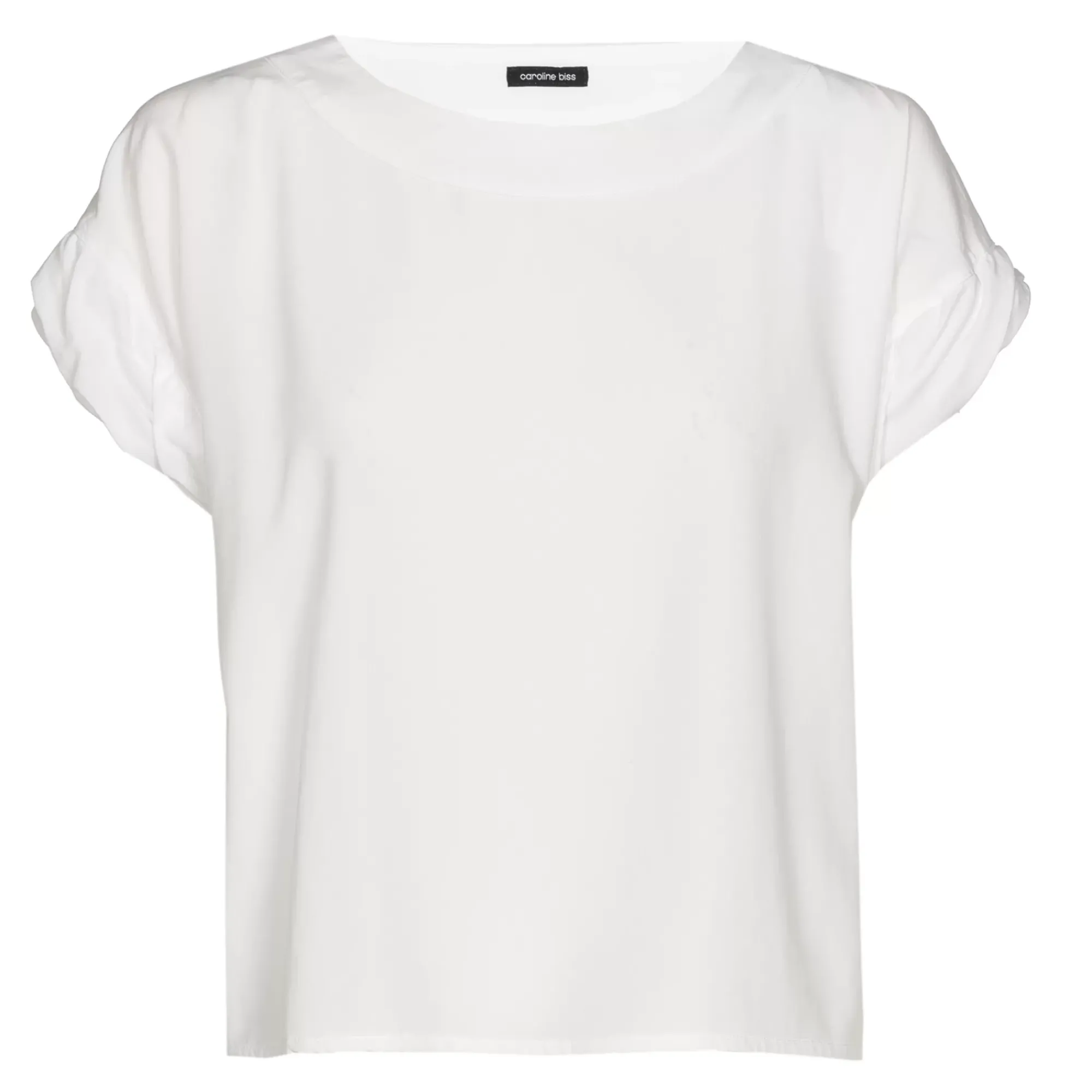 Caroline Biss Tops*1634-91 / Rechtvallende Top Met Mouweffect