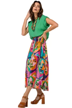 Caroline Biss Tops*1627-63 / Rechtvallende Top Met Mouweffect