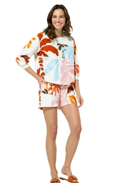 Caroline Biss Broeken*3501-89 / Short In Sweaterkwaliteit, Normal Waist