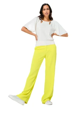 Caroline Biss Broeken*1521-80 / Soepelvallende Citylook Broek, Recht Been, Normal Waist