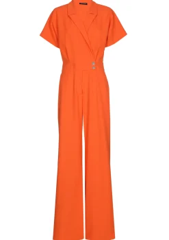 Caroline Biss Broeken*1580-53 / Soepelvallende Comfortabele Jumpsuit, Wijd Been
