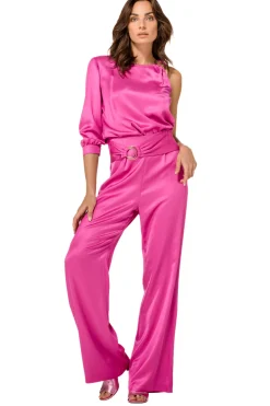 Caroline Biss Broeken*1535-73 / Soepelvallende Feestelijke Broek, Rrecht Been, High Waist
