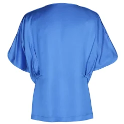 Caroline Biss Tops*1629-27 / Soepelvallende Geklede Top