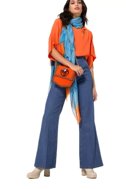Caroline Biss Broeken*1515-24 / Soepelvallende Geklede Jeans, Wijd Been, Normal Waist