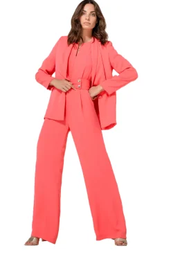 Caroline Biss Broeken*1522-72 / Soepelvallende Jumpsuit, Wijd Been