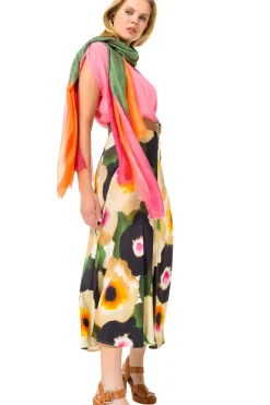 Caroline Biss Rokken*1737-69 / Soepelvallende Rok Schuindraad Gesneden