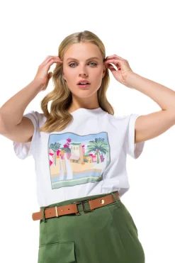 Caroline Biss Tops*1980-69 / T-Shirt In Katoen