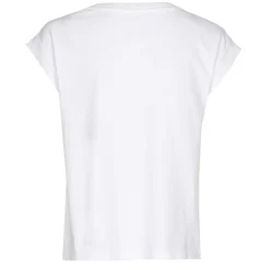 Caroline Biss Tops*1981-90 / T-Shirt In Katoen Met Schoudereffect