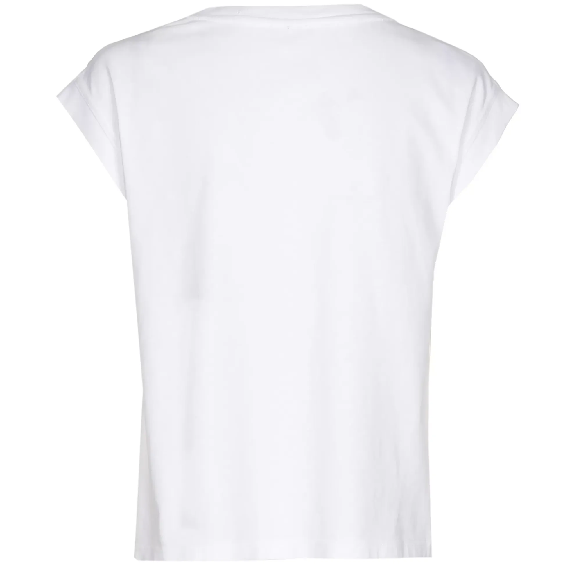 Caroline Biss Tops*1981-90 / T-Shirt In Katoen Met Schoudereffect